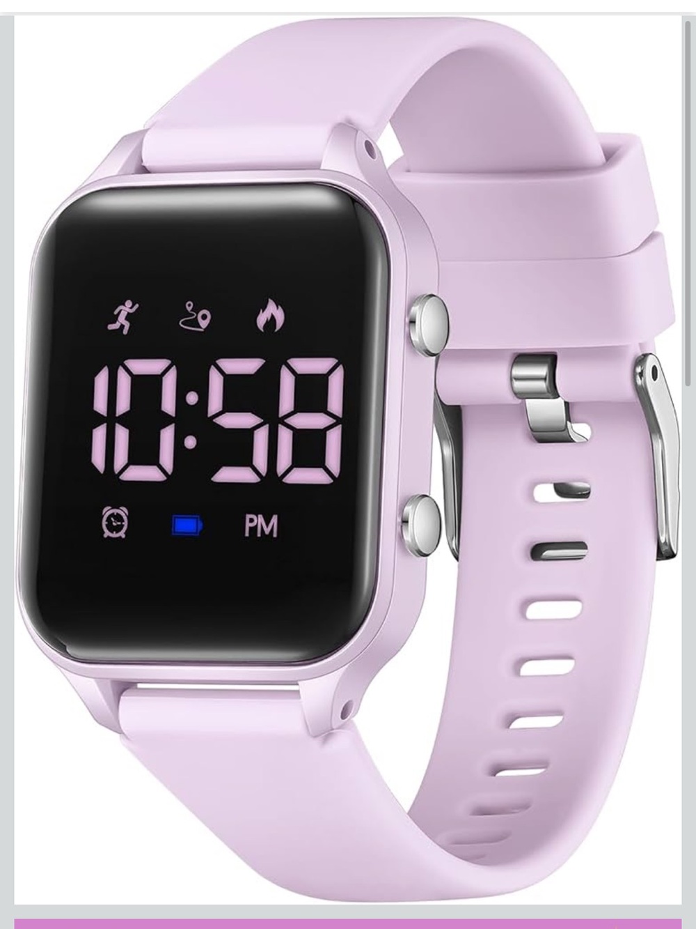 Timever Digital Kids Smartwatch - Lavender NWOT retail $20
